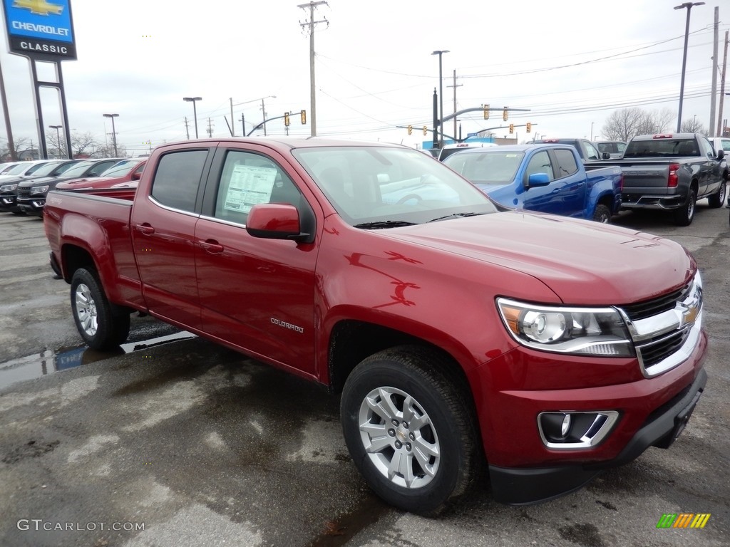2020 Colorado LT Crew Cab 4x4 - Cajun Red Tintcoat / Jet Black photo #3