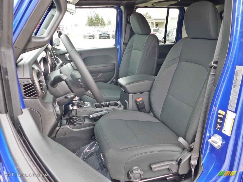 2020 Wrangler Unlimited Sport 4x4 - Ocean Blue Metallic / Black photo #2