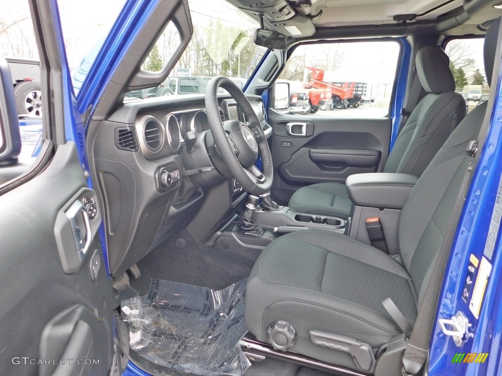 2020 Wrangler Unlimited Sport 4x4 - Ocean Blue Metallic / Black photo #11