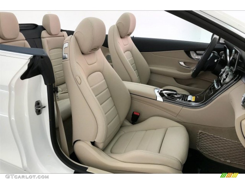 Silk Beige/Black Interior 2020 Mercedes-Benz C 300 Cabriolet Photo #137708236