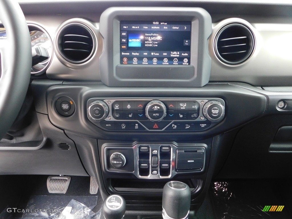 2020 Wrangler Unlimited Sport 4x4 - Ocean Blue Metallic / Black photo #13