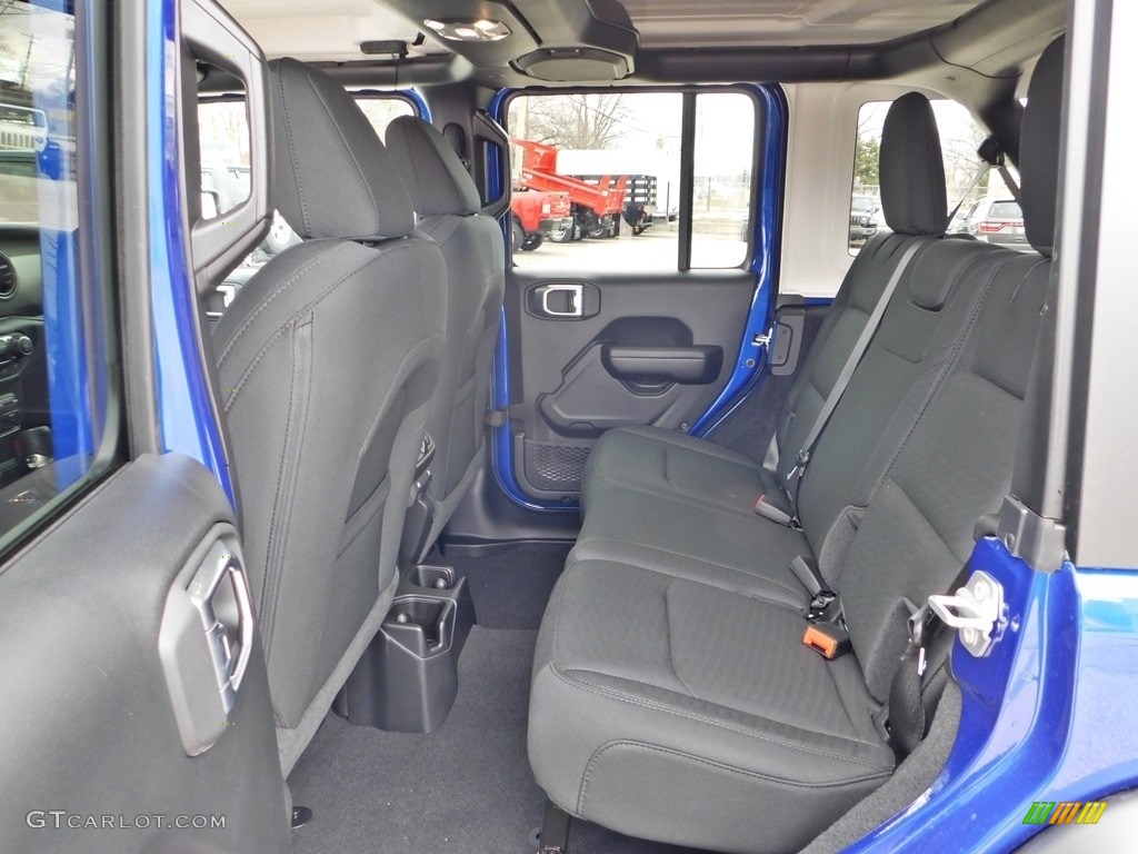 2020 Wrangler Unlimited Sport 4x4 - Ocean Blue Metallic / Black photo #17