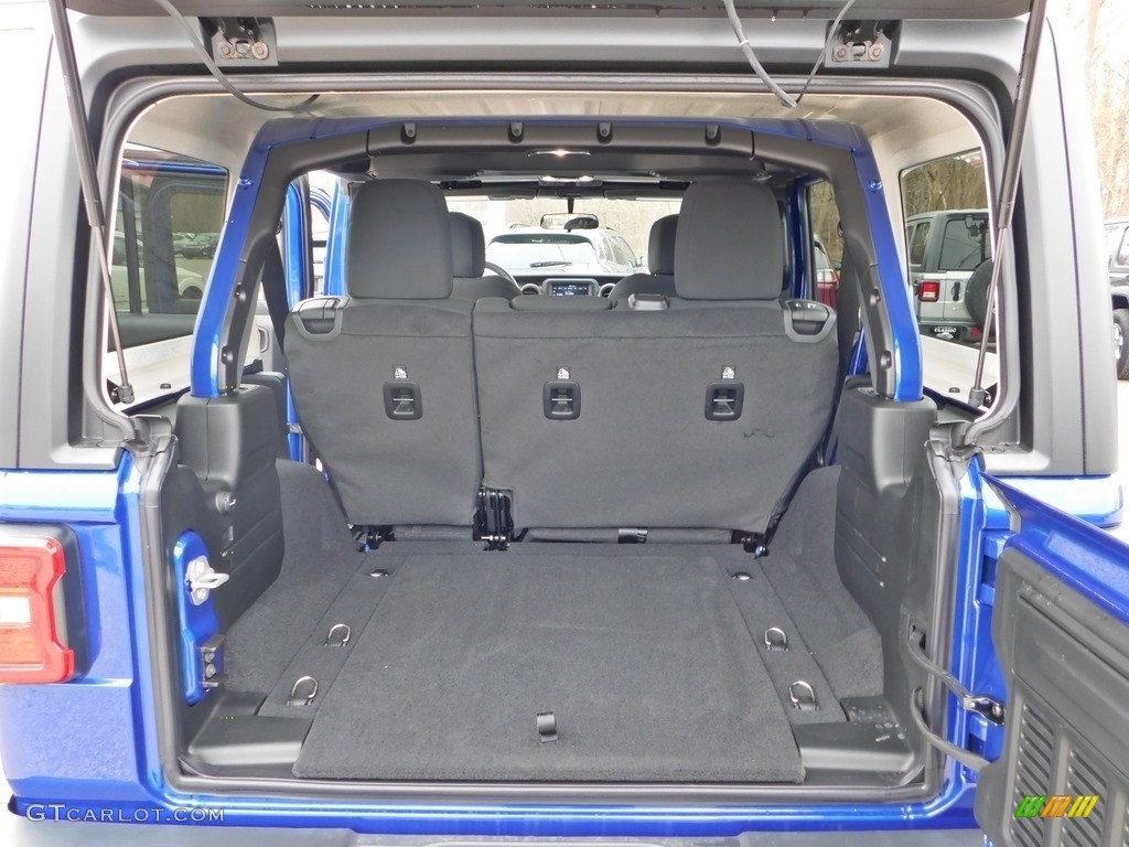 2020 Wrangler Unlimited Sport 4x4 - Ocean Blue Metallic / Black photo #18