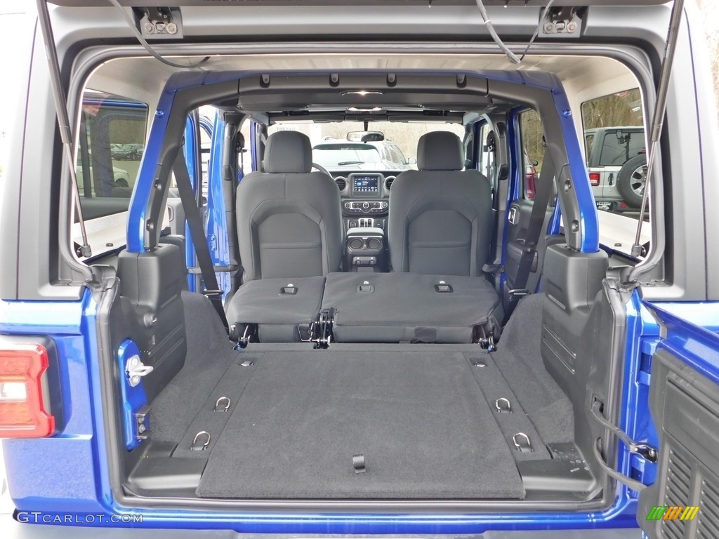 2020 Wrangler Unlimited Sport 4x4 - Ocean Blue Metallic / Black photo #19