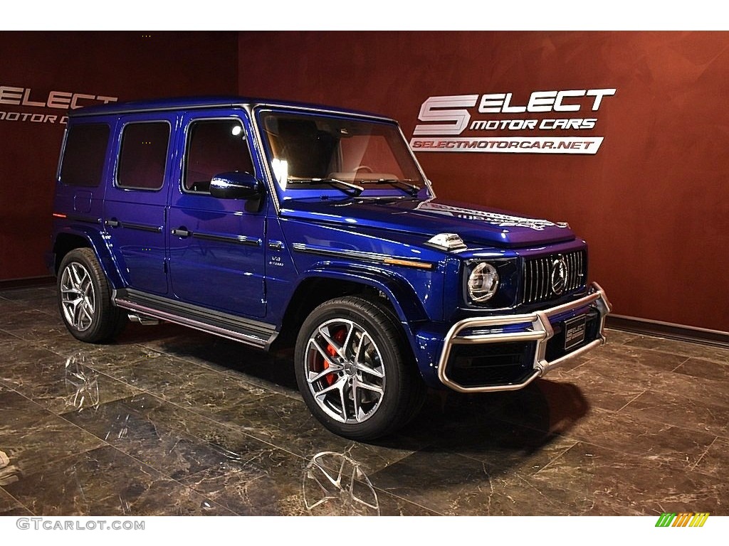 2020 G 63 AMG - Brilliant Blue Metallic / Black photo #3