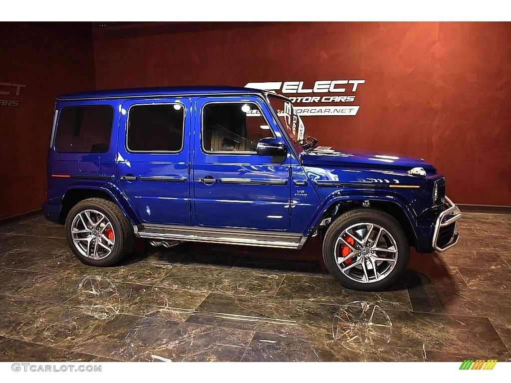 2020 G 63 AMG - Brilliant Blue Metallic / Black photo #4