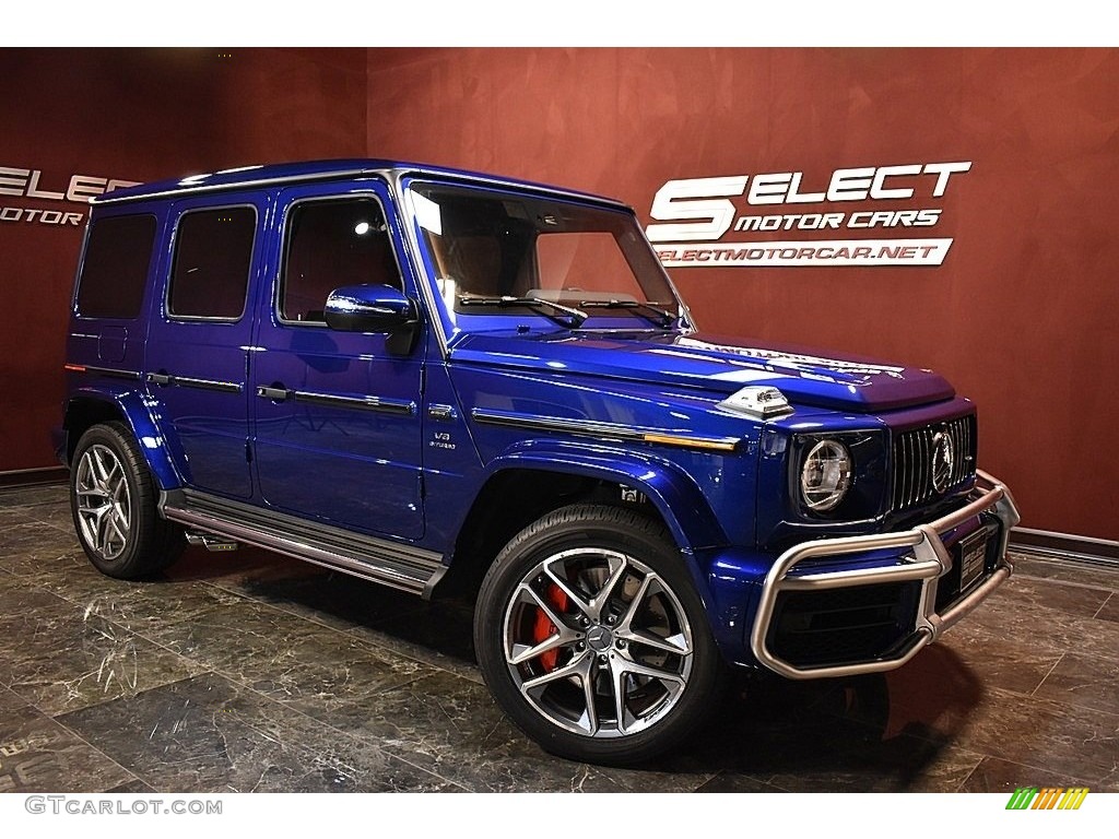Brilliant Blue Metallic 2020 Mercedes-Benz G 63 AMG Exterior Photo #137709388