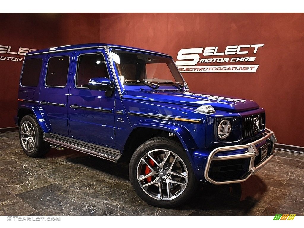 2020 G 63 AMG - Brilliant Blue Metallic / Black photo #10