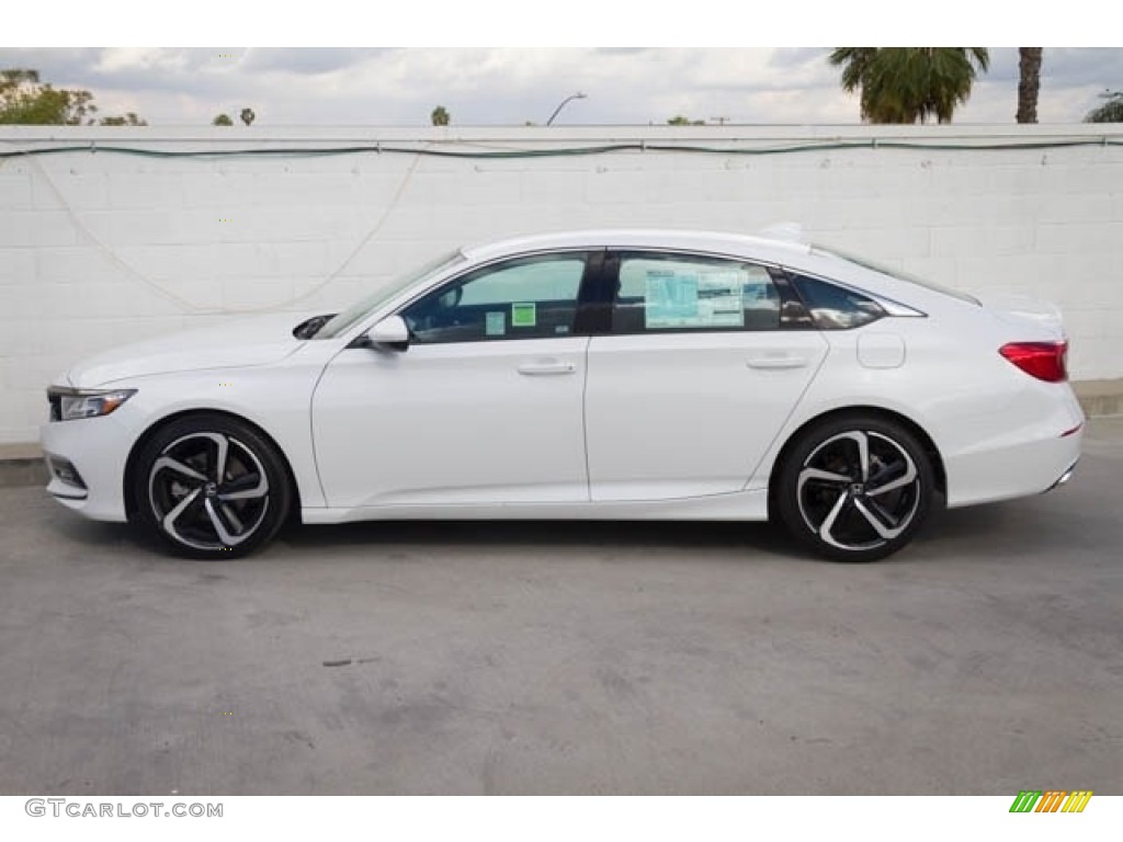 Platinum White Pearl 2020 Honda Accord Sport Sedan Exterior Photo #137710960