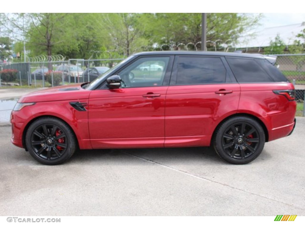 2020 Range Rover Sport HST - Firenze Red Metallic / Ebony/Ebony photo #6