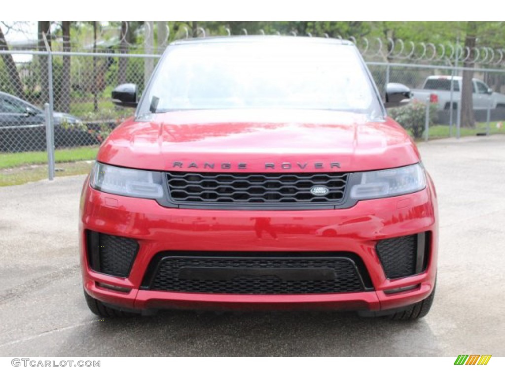 2020 Range Rover Sport HST - Firenze Red Metallic / Ebony/Ebony photo #8