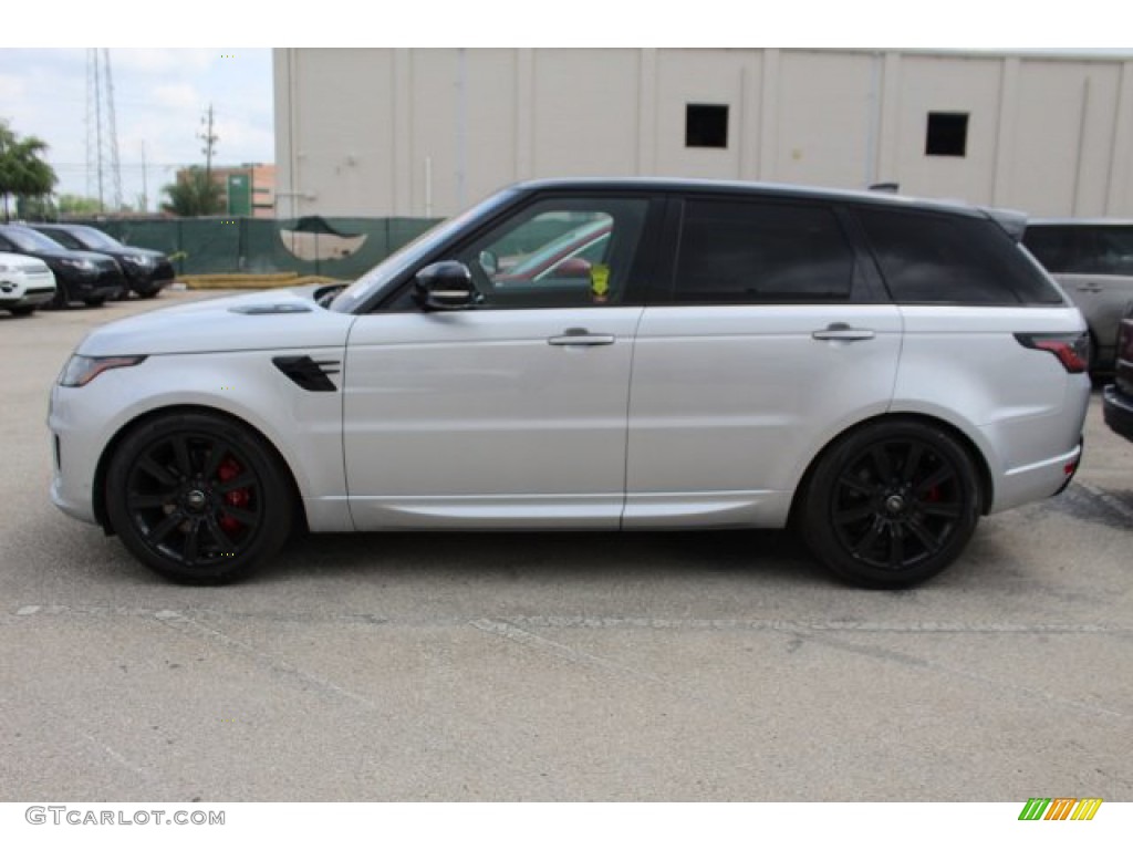 2020 Range Rover Sport HST - Indus Silver Metallic / Ebony/Ebony photo #5