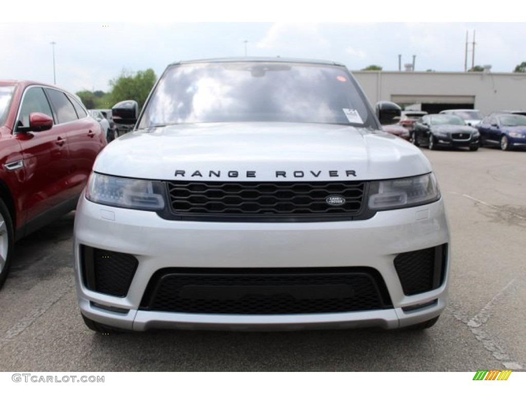 2020 Range Rover Sport HST - Indus Silver Metallic / Ebony/Ebony photo #7