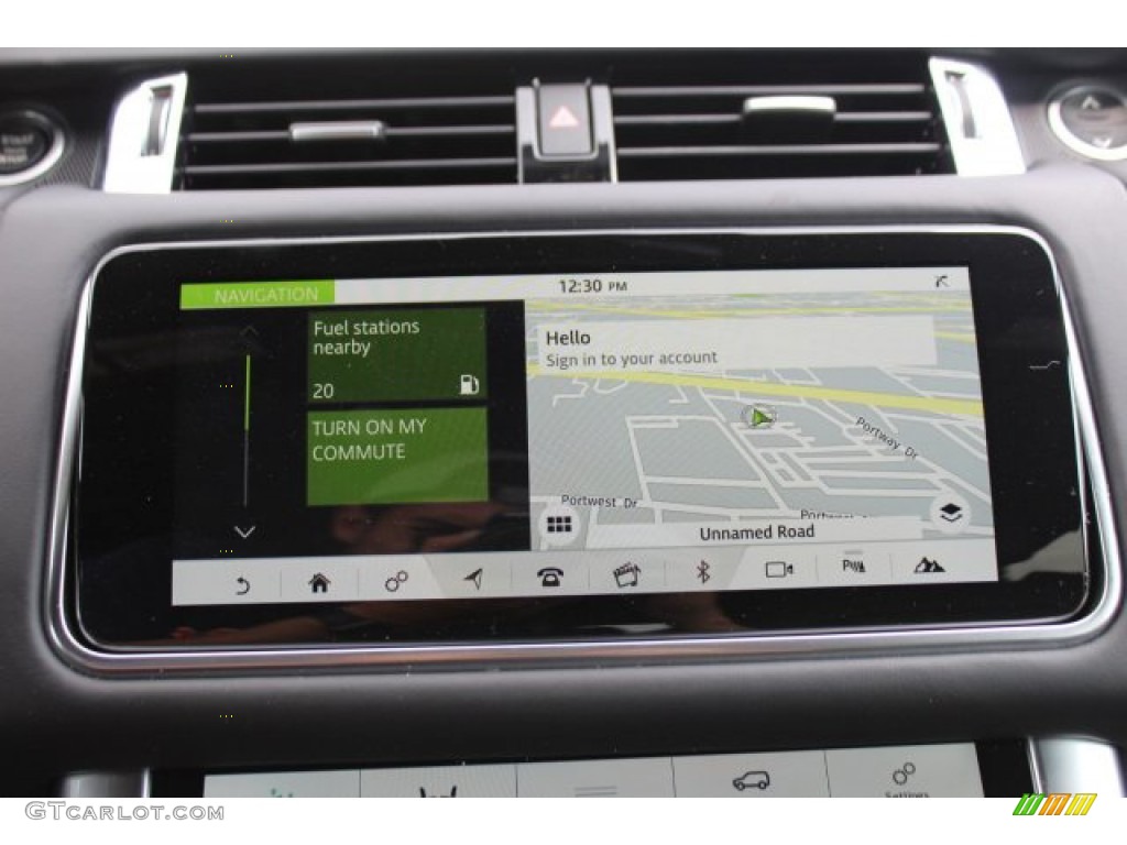 2020 Range Rover Sport HST - Indus Silver Metallic / Ebony/Ebony photo #13