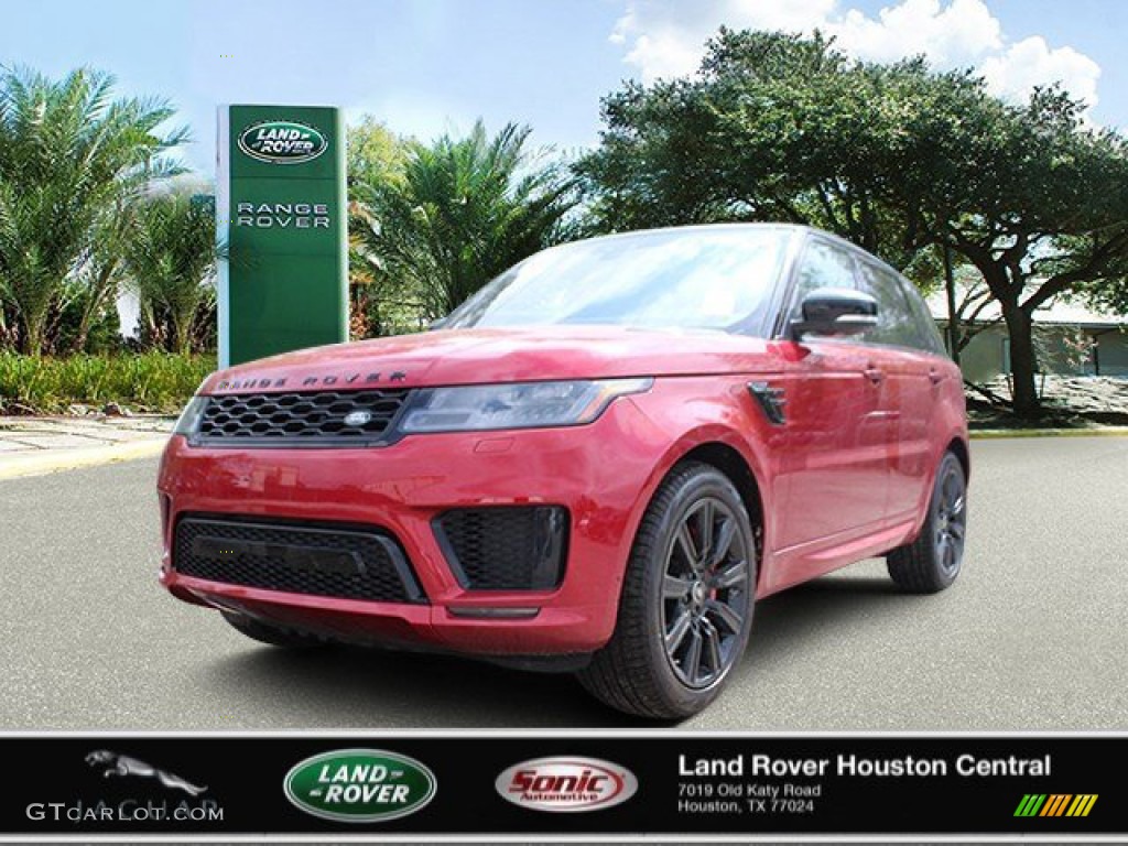 2020 Range Rover Sport HST - Firenze Red Metallic / Ebony/Ebony photo #1