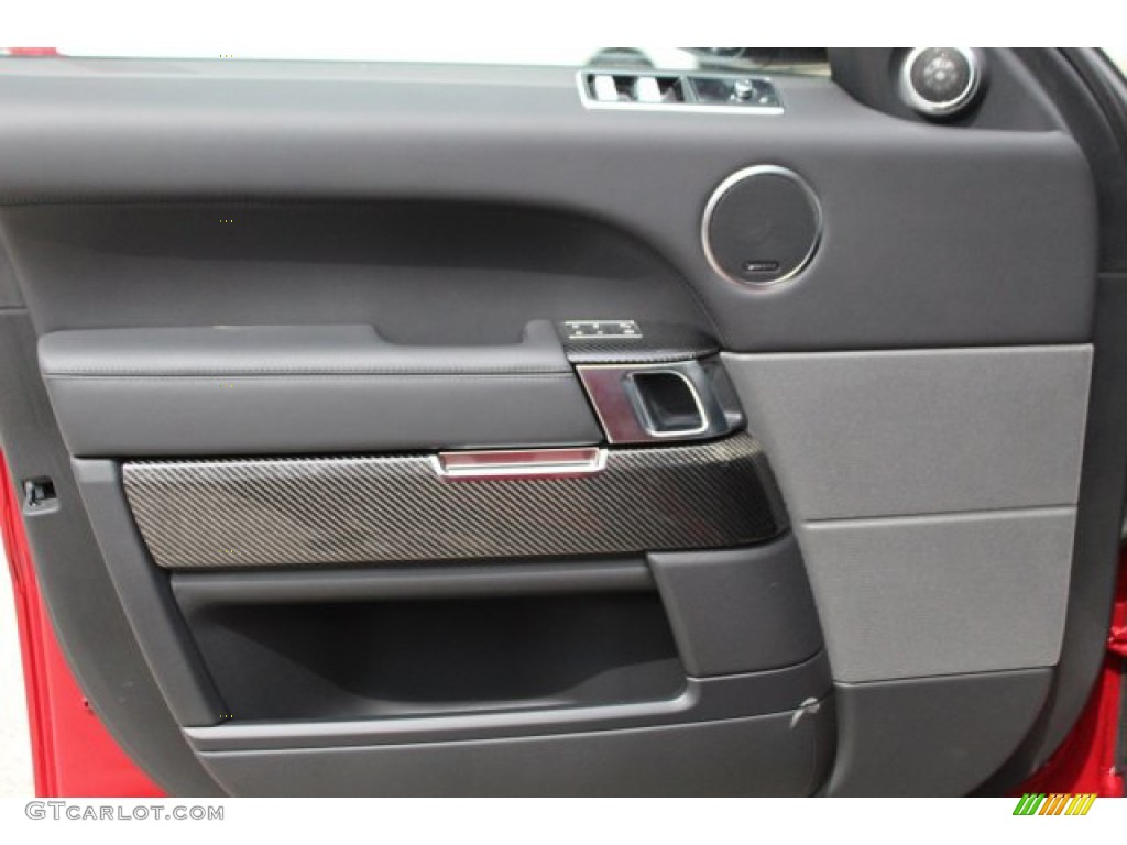 2020 Land Rover Range Rover Sport HST Ebony/Ebony Door Panel Photo #137715891