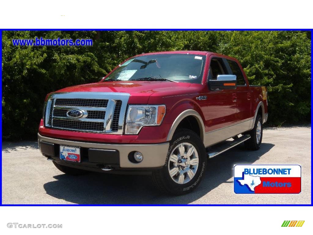 2009 Razor Red Metallic Ford F150 Lariat Supercrew 4x4