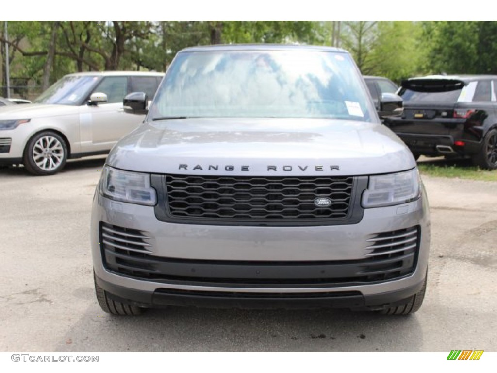 2020 Range Rover Supercharged LWB - Eiger Gray Metallic / Ebony photo #8