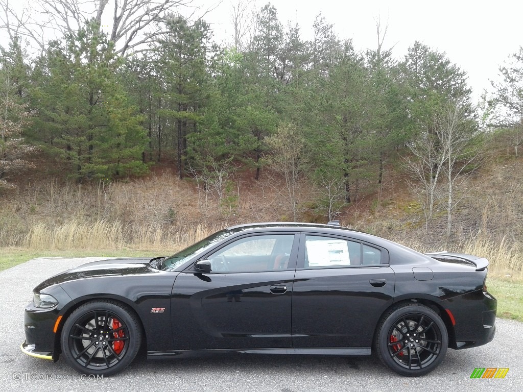 Pitch Black 2020 Dodge Charger Scat Pack Exterior Photo #137718936