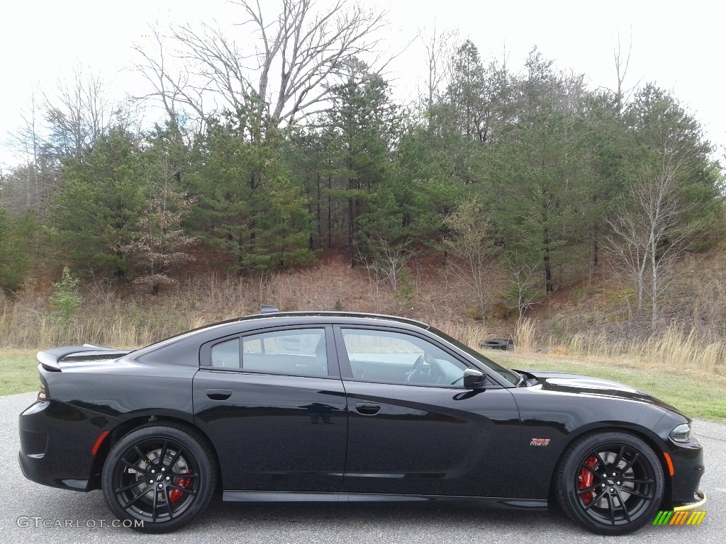 Pitch Black 2020 Dodge Charger Scat Pack Exterior Photo #137719002