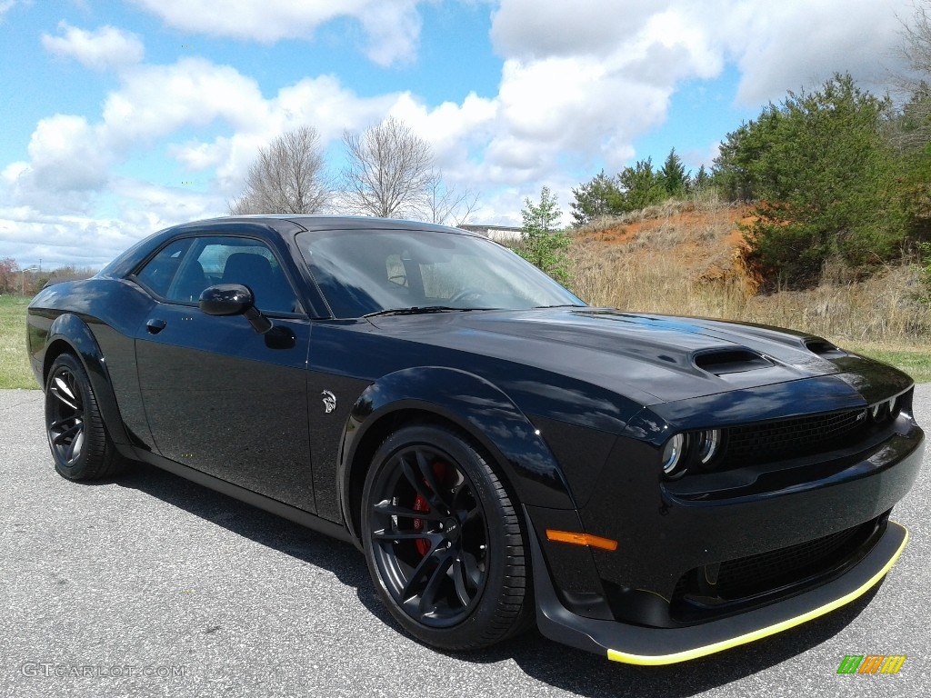 Pitch Black 2020 Dodge Challenger SRT Hellcat Widebody Exterior Photo #137719497