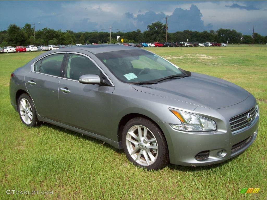 Precision Gray Metallic 2009 Nissan Maxima 3.5 S Exterior Photo #13772309