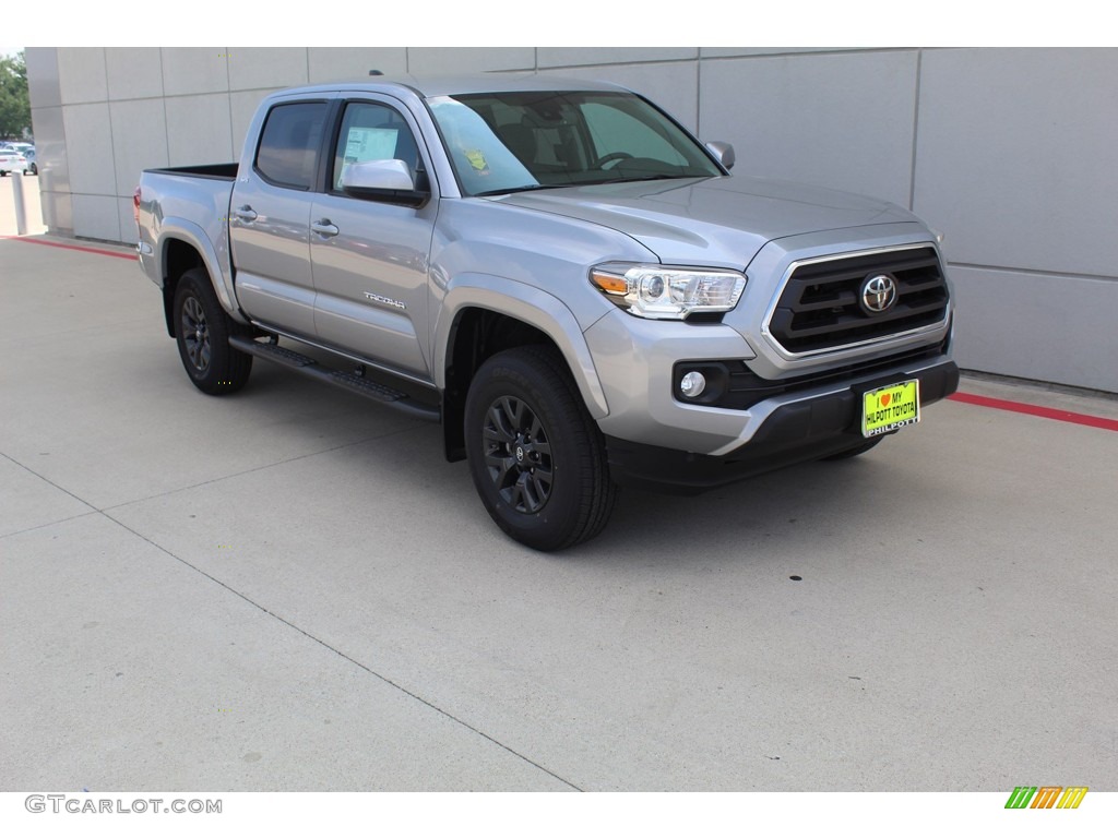 2020 Tacoma SR5 Double Cab - Silver Sky Metallic / Cement photo #2