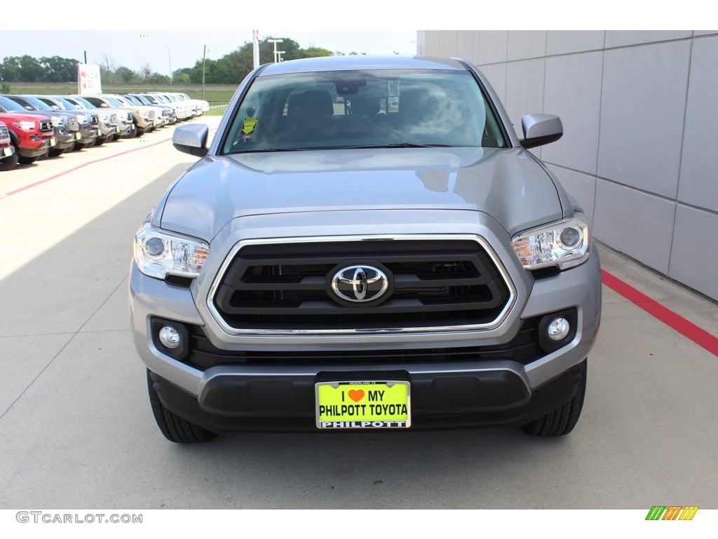 2020 Tacoma SR5 Double Cab - Silver Sky Metallic / Cement photo #3