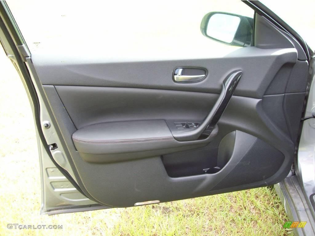 2009 Nissan Maxima 3.5 S Charcoal Door Panel Photo #13772634