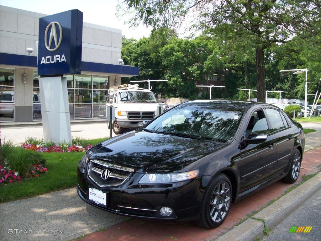 2007 TL 3.5 Type-S - Nighthawk Black Pearl / Ebony/Silver photo #1