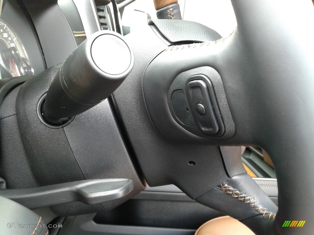 2020 1500 Longhorn Crew Cab 4x4 - Diamond Black Crystal Pearl / New Saddle/Black photo #14