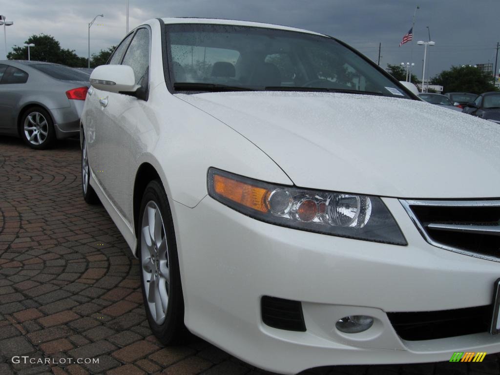 2008 TSX Sedan - Premium White Pearl / Ebony photo #10