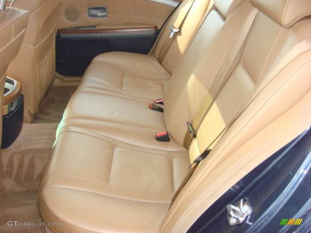 2002 7 Series 745i Sedan - Toledo Blue Metallic / Natural Brown photo #10