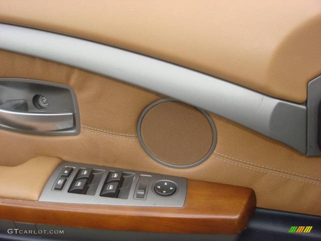 2002 7 Series 745i Sedan - Toledo Blue Metallic / Natural Brown photo #14