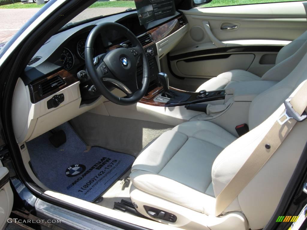 2008 3 Series 328i Convertible - Black Sapphire Metallic / Beige photo #17