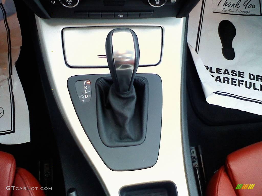 2007 3 Series 328xi Coupe - Titanium Silver Metallic / Coral Red/Black photo #15