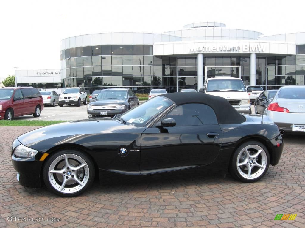 2006 Z4 3.0si Roadster - Jet Black / Black photo #1