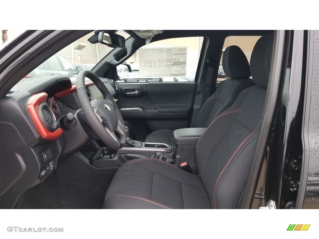 Black Interior 2020 Toyota Tacoma TRD Off Road Double Cab 4x4 Photo #137769506