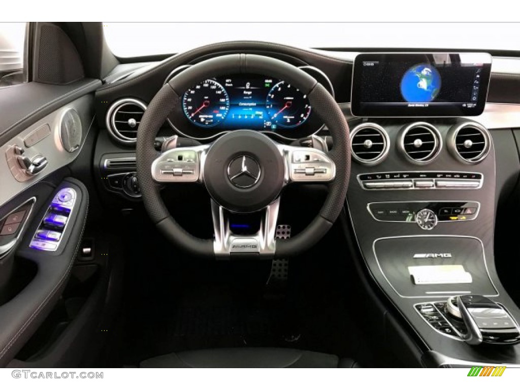 2020 Mercedes-Benz C AMG 63 Sedan Black Dashboard Photo #137773058