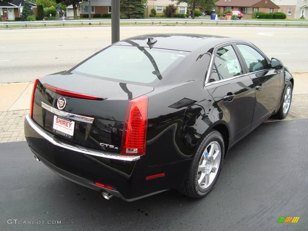 2009 CTS 4 AWD Sedan - Black Raven / Ebony photo #4