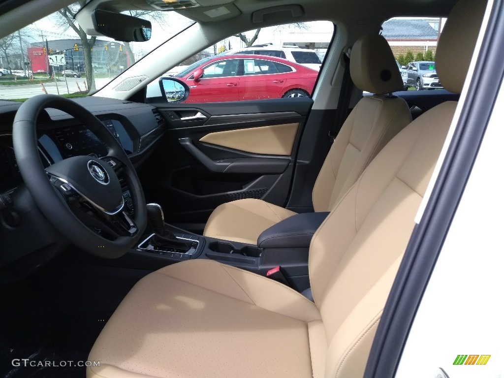 Dark Beige Interior 2020 Volkswagen Jetta SEL Photo #137785668