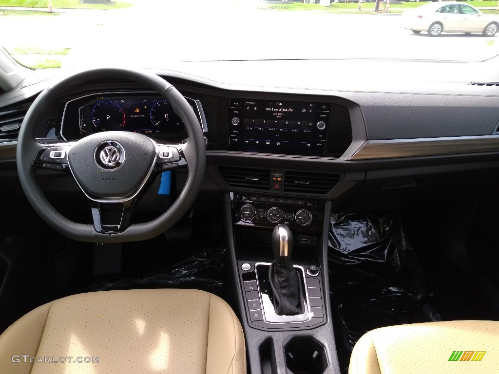 2020 Volkswagen Jetta SEL Dark Beige Dashboard Photo #137785689