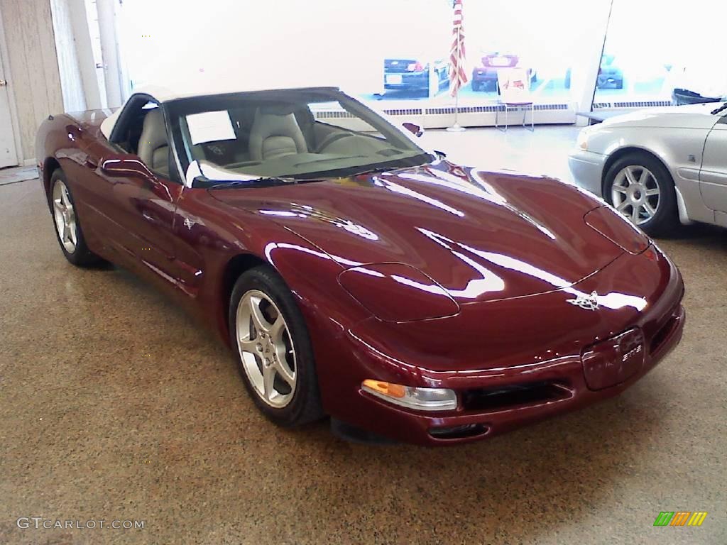 2003 Corvette Convertible - 50th Anniversary Red / Shale photo #1