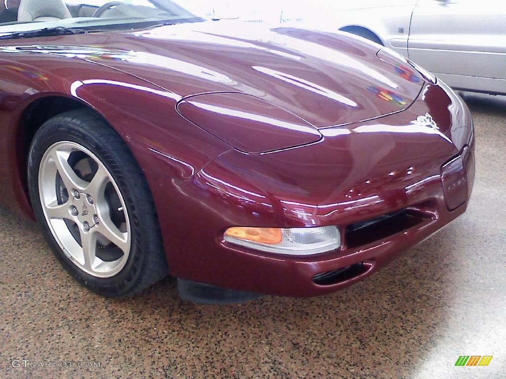 2003 Corvette Convertible - 50th Anniversary Red / Shale photo #28