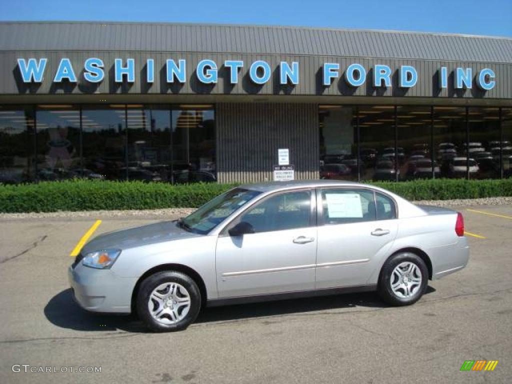 2006 Malibu LS Sedan - Silverstone Metallic / Titanium Gray photo #1