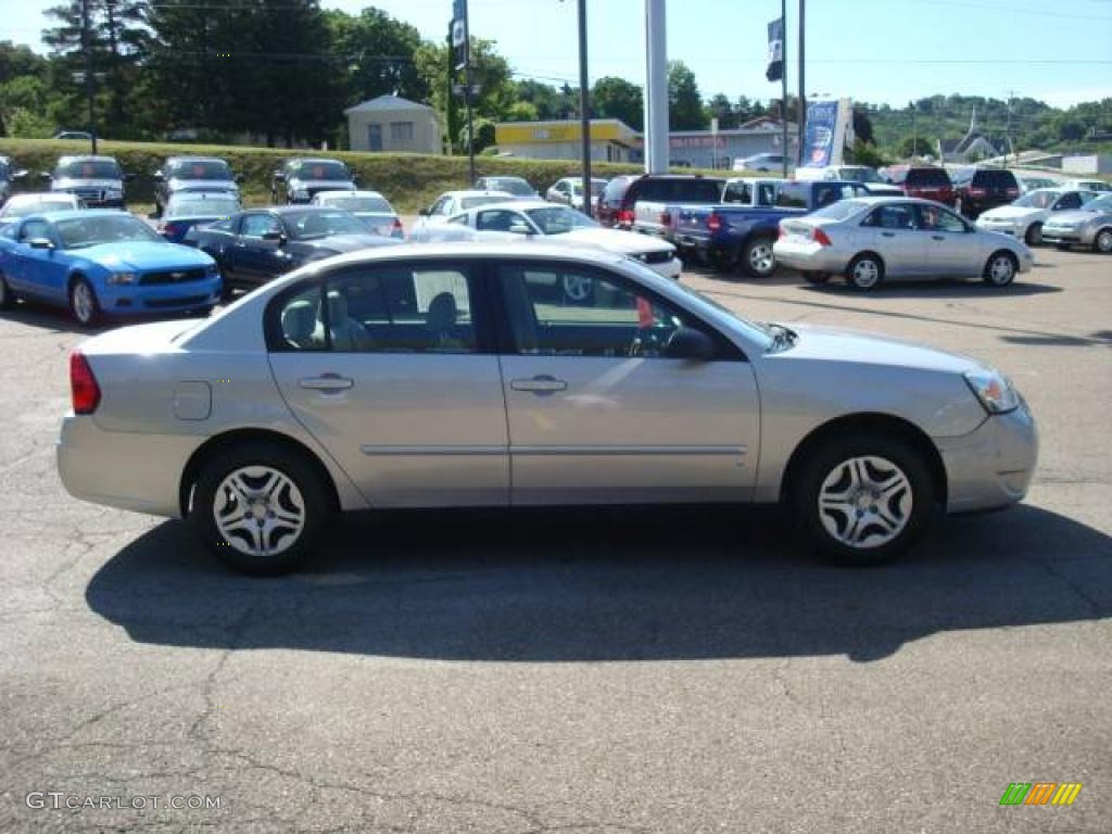 2006 Malibu LS Sedan - Silverstone Metallic / Titanium Gray photo #5