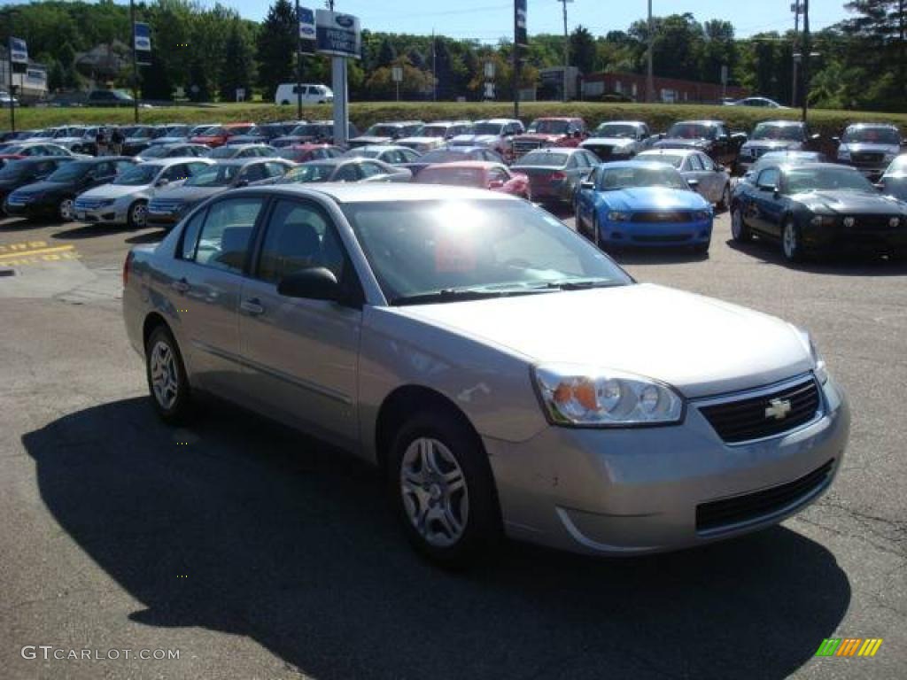2006 Malibu LS Sedan - Silverstone Metallic / Titanium Gray photo #6