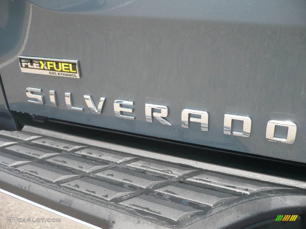 2007 Silverado 1500 LT Crew Cab 4x4 - Blue Granite Metallic / Ebony Black photo #12