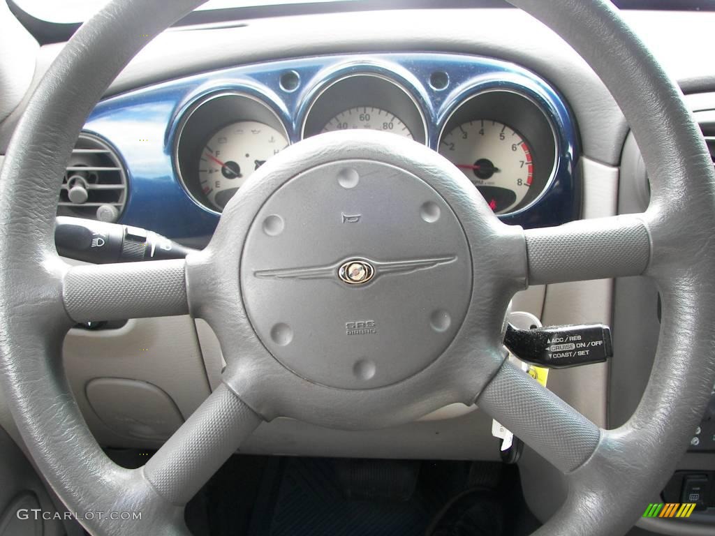 2001 PT Cruiser  - Patriot Blue Pearl / Taupe/Pearl Beige photo #12