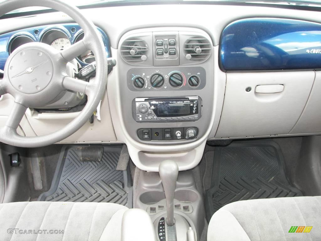 2001 PT Cruiser  - Patriot Blue Pearl / Taupe/Pearl Beige photo #15